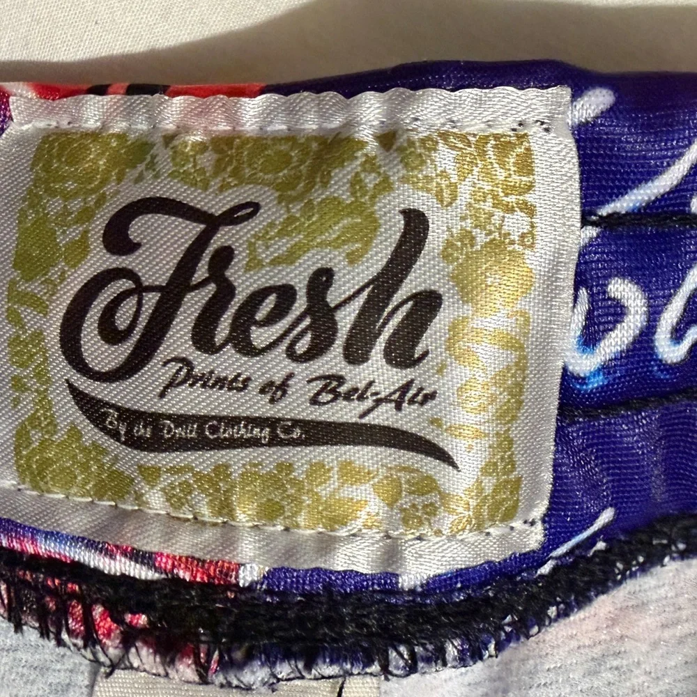Men’s Size M Vibrant Neon Print‎ Board Shorts By Fresh Prints of Bel Air NEW